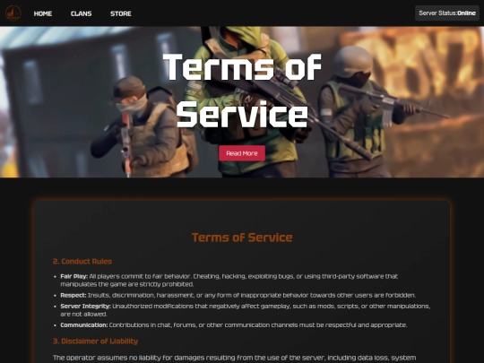 TermsOfService screenshot