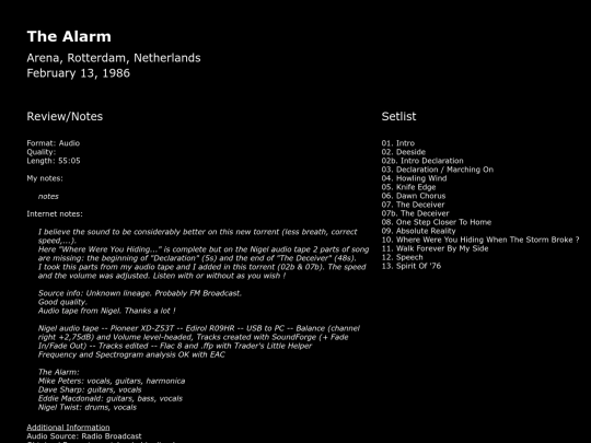 a/alarm-the-1986-02-13 screenshot