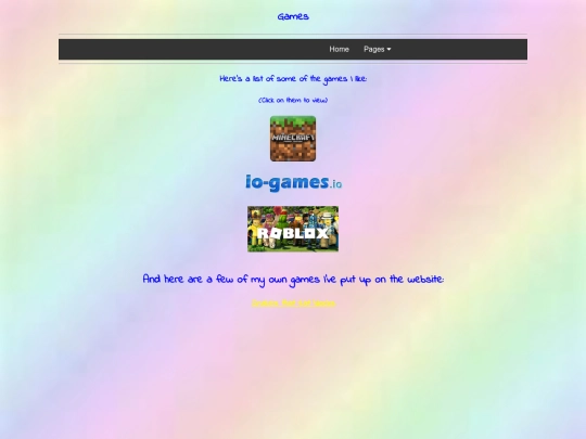 games screenshot