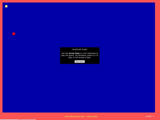 snake screenshot