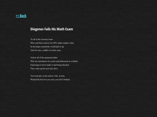 poetry/diogenes screenshot
