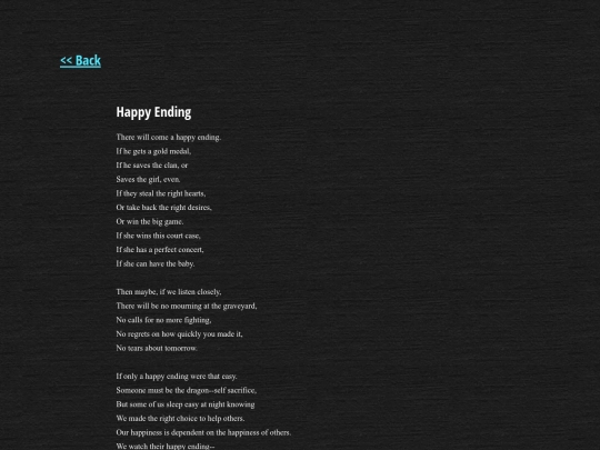 poetry/happyending screenshot