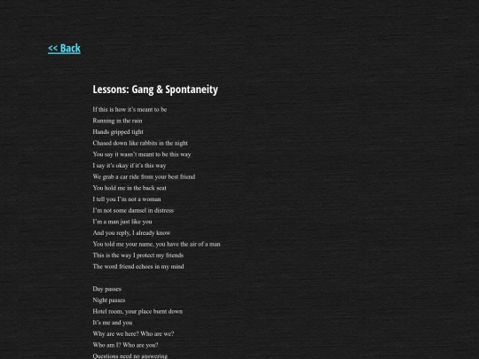 poetry/lessongang screenshot