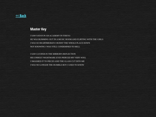 poetry/masterkey screenshot