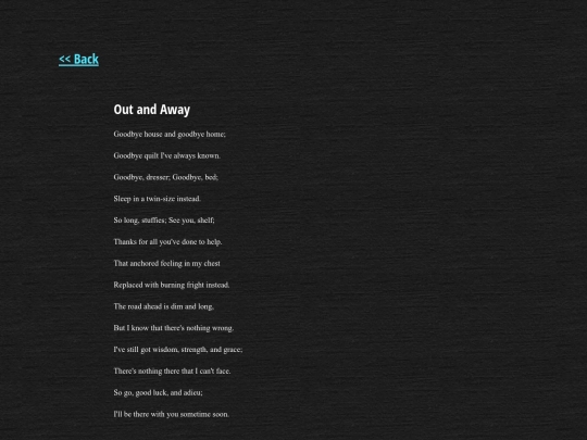 poetry/moveout screenshot