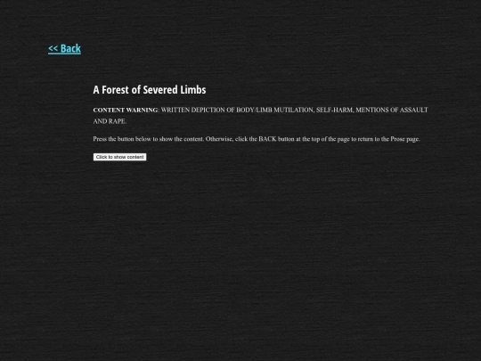 prose/forest screenshot