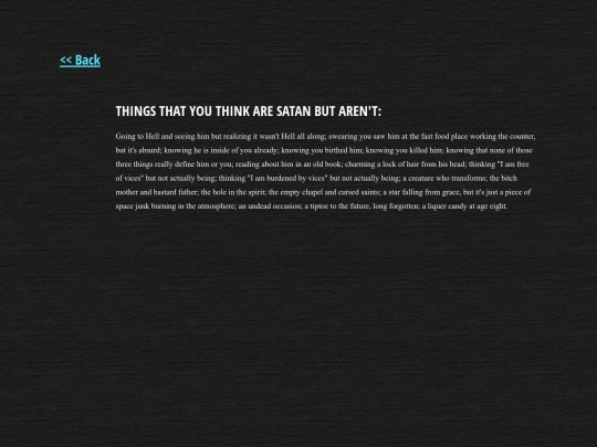 prose/satansaid screenshot