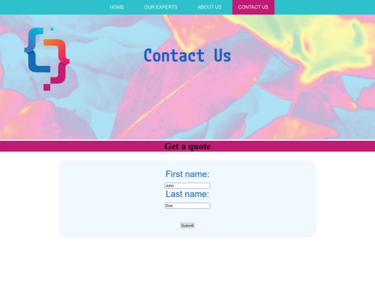 contactus screenshot