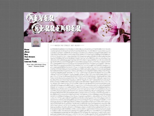 pgpkey screenshot