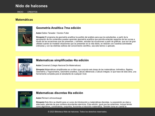 Catologo screenshot