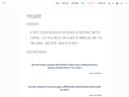 itsy/typography screenshot