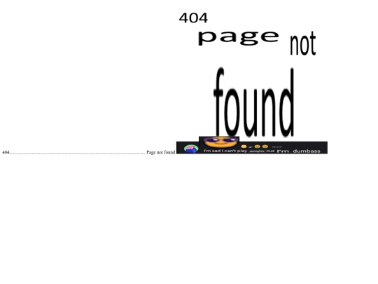 not_found screenshot