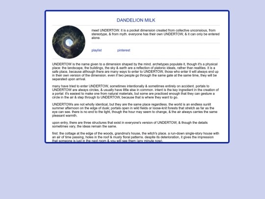 dandelion screenshot