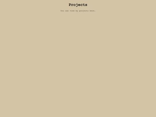 projects screenshot