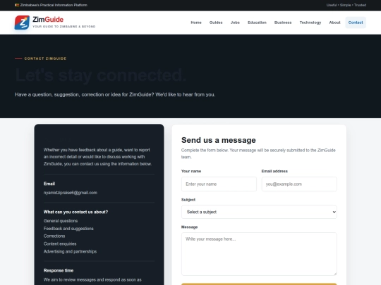 contact screenshot