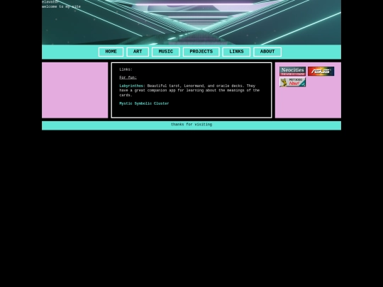 links screenshot