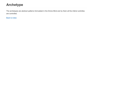 archetype screenshot