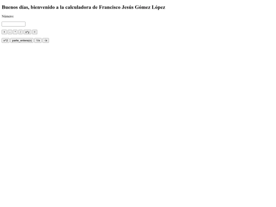 Calculadora screenshot