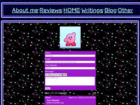 Site/sites/Other/Guestbook screenshot