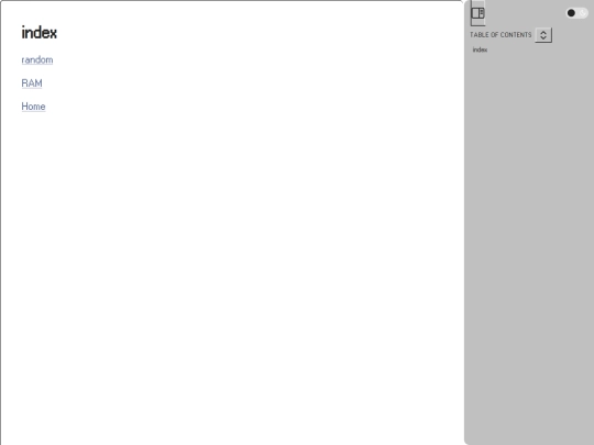 index screenshot