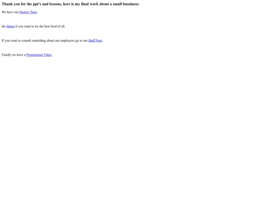 Final Project/Index screenshot