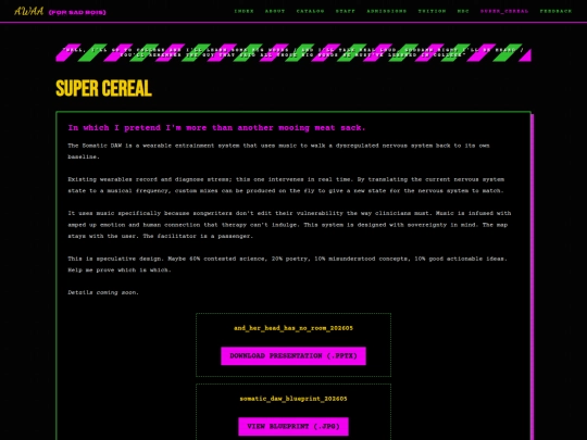 super_cereal screenshot