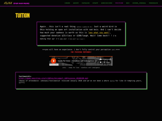 tuition screenshot