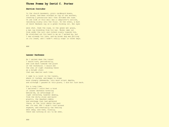 DavidPorter screenshot