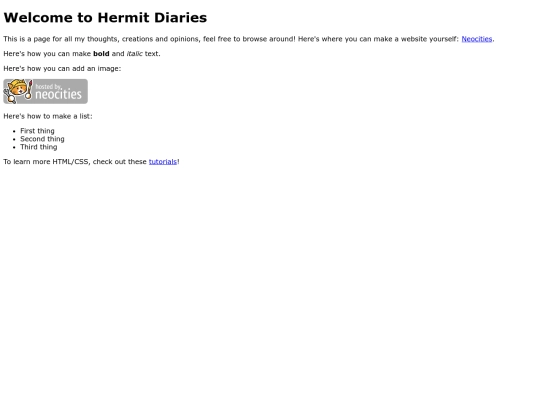 index screenshot
