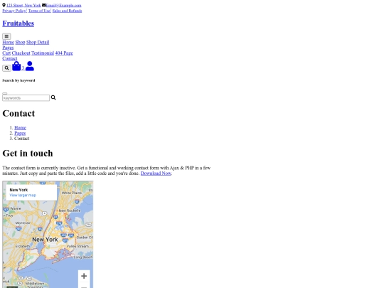 contact screenshot