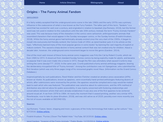 Article Directory/Articles/funnyanimalfandom screenshot