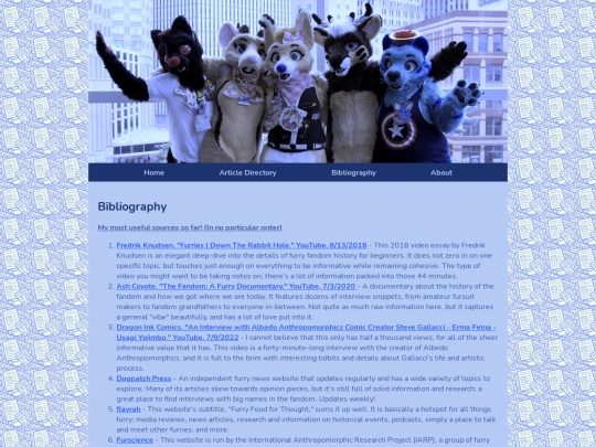 Bibliography screenshot