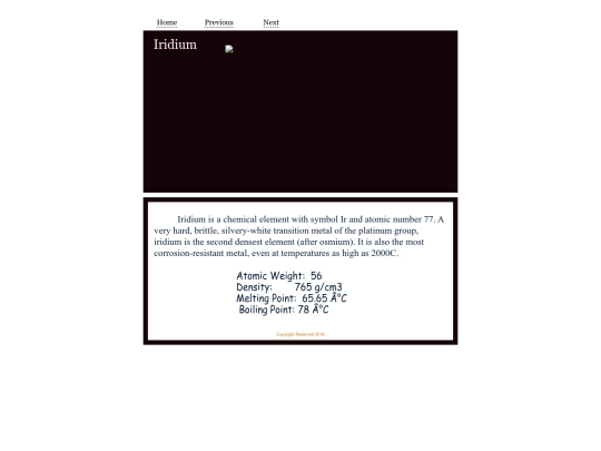 html/periodic/77 screenshot