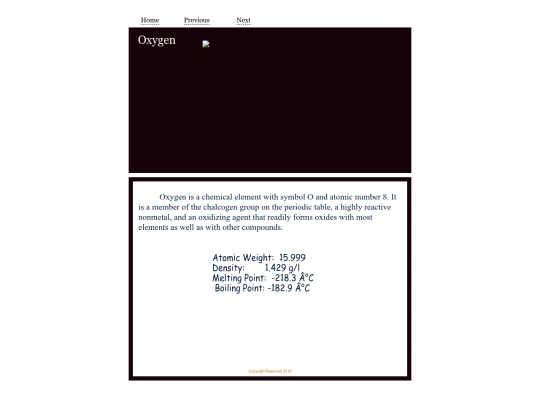 html/periodic/8 screenshot