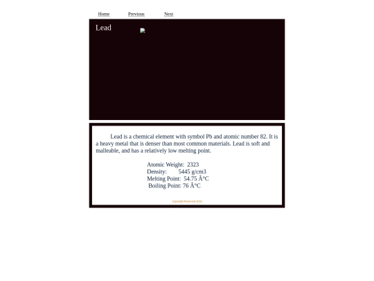html/periodic/81 screenshot