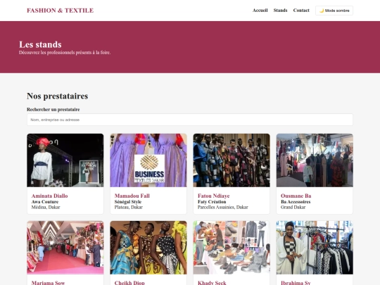 foire mode_textille/stands screenshot
