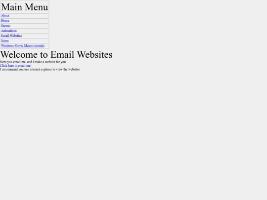 emailwebsites screenshot