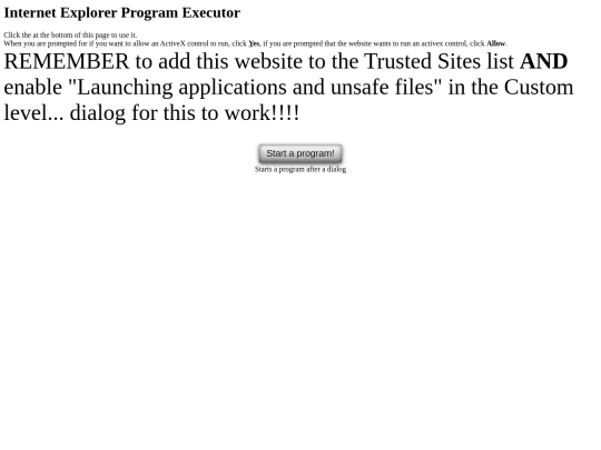 experiments/ieprogramexecute screenshot