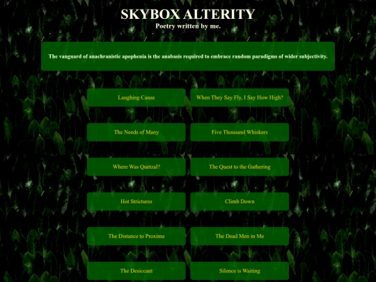 poetry screenshot