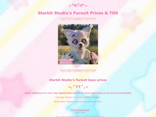StarbitStudio-Fursuit-TOS screenshot
