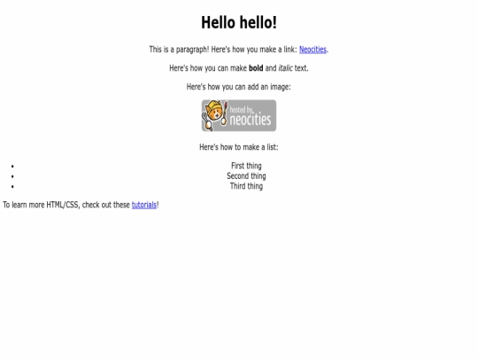 index screenshot