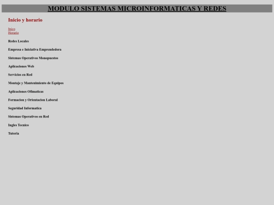 Trabajo/Modulo screenshot