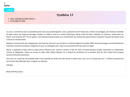 synthese13 screenshot