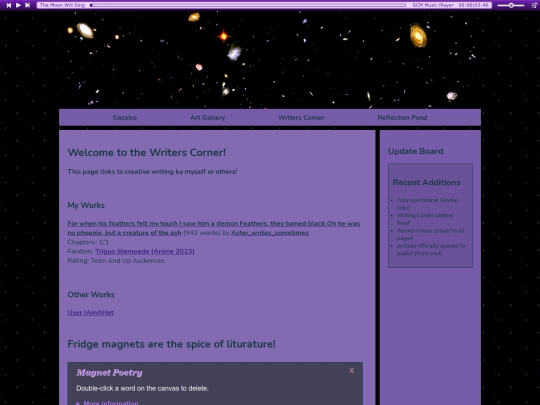 Writers Corner screenshot