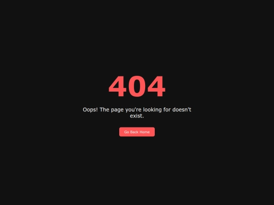 notfound screenshot