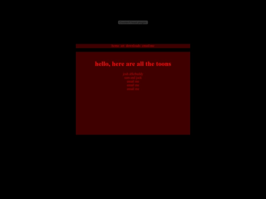 cssitetest/home/toons screenshot