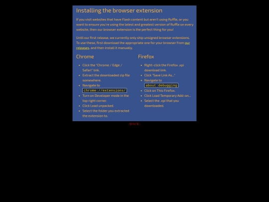 cssitetest/ruffleextinstructions screenshot