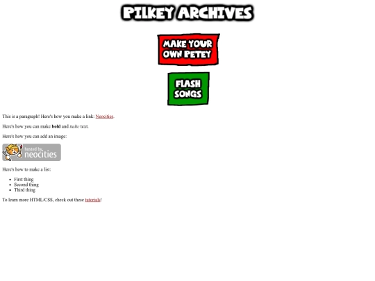 pilkeyarchives screenshot
