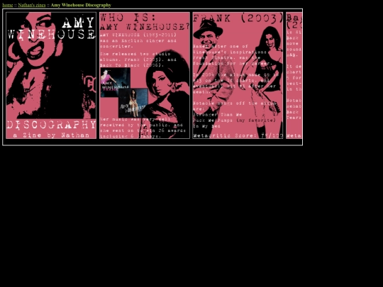 graphic/zines/amywinehouse screenshot