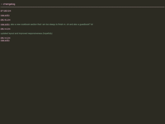 changelog screenshot